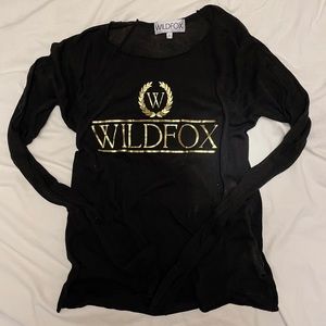 Wildfox Sweater w/ Gold Logo